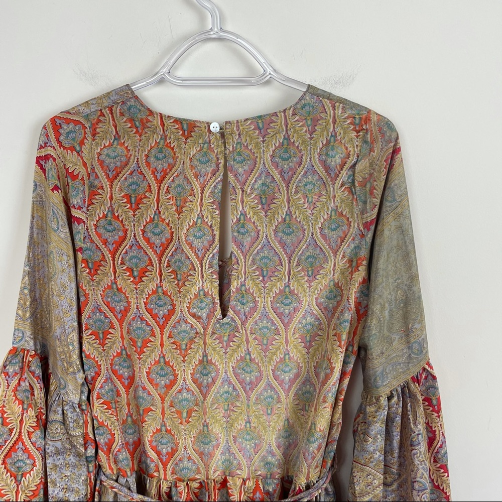 Karma Highway Boho Mixed Print Kimono Romper - Picture 9 of 15